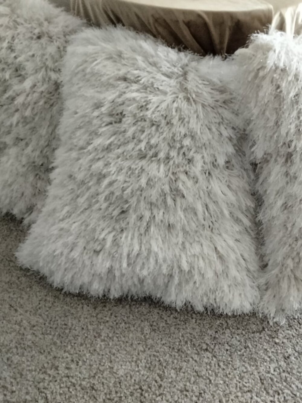 Designer Shag Pillows